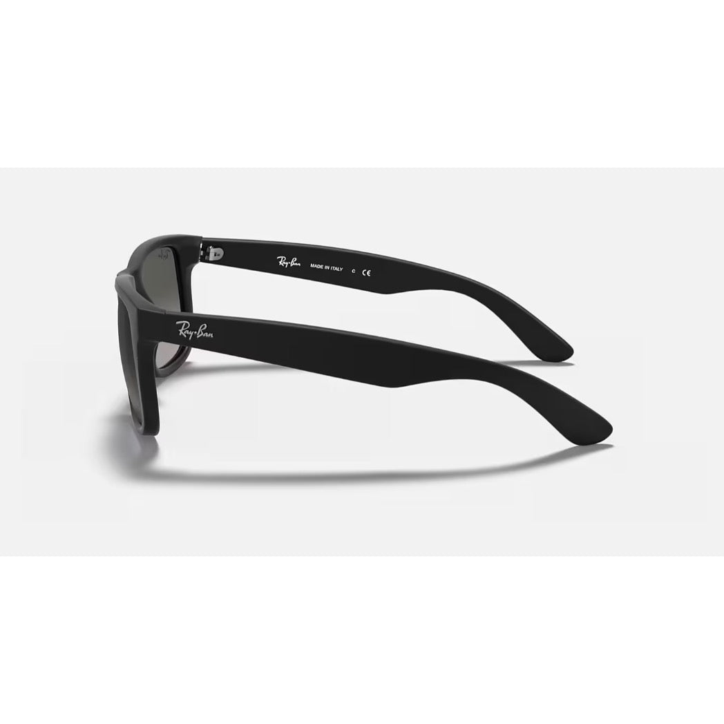 RAYBAN - JUSTIN | Black Rubber w/ Grey Gradient