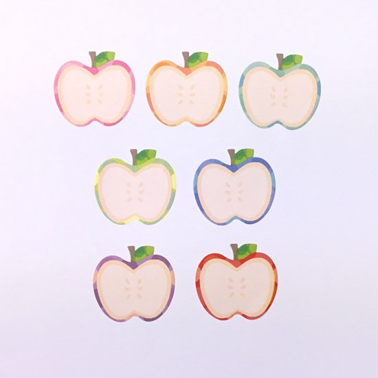 Bande - Writeable Roll Sticker - Apples