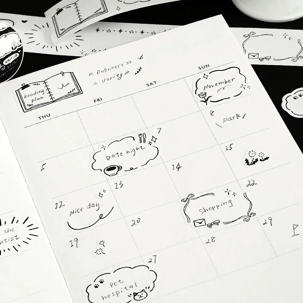 BGM Roll Sticker - Writable - Sketch