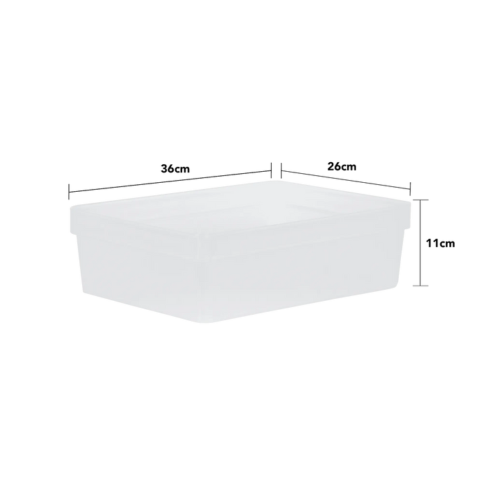 2.02 Studio Stack A4 Box & Lid Shallow Wham Storage