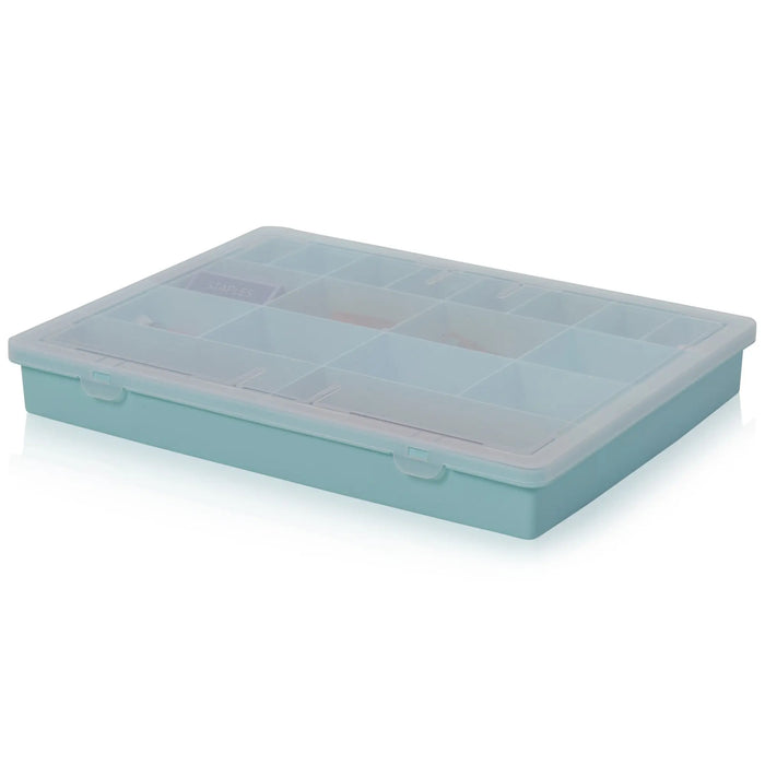 38cm (5.02) Hobby Craft Bits and Bobs 18 Compartment Organiser Plastic Box Wham Storage