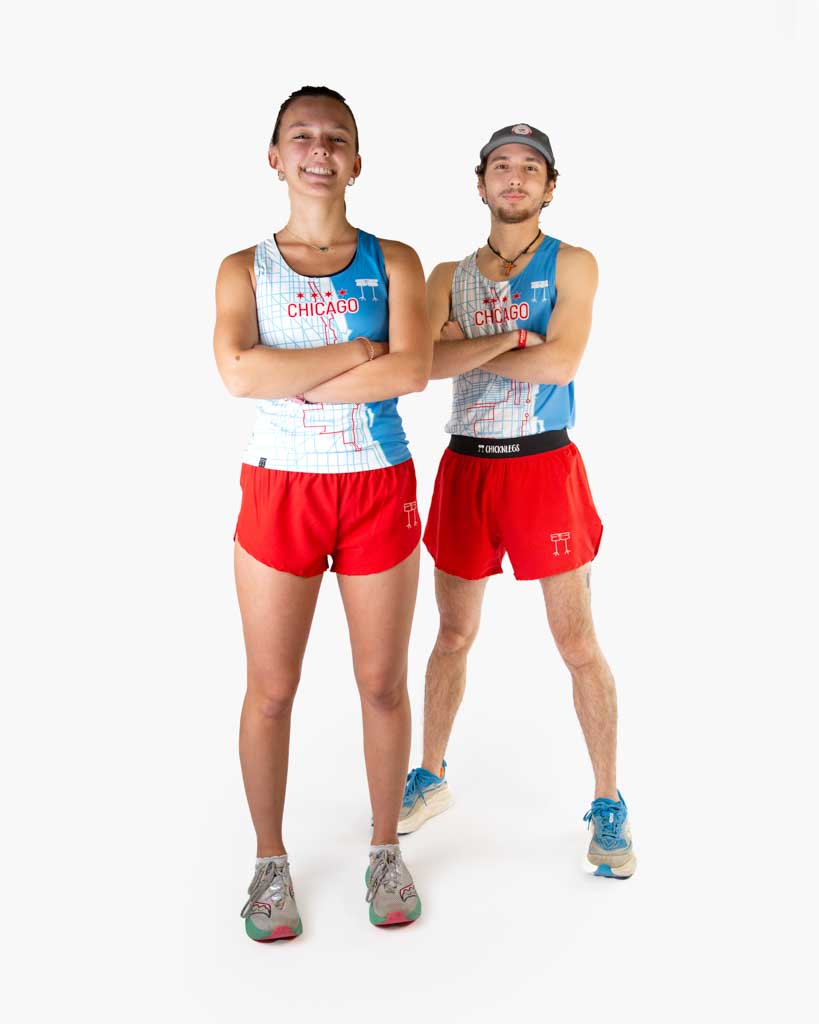 Men's Chicago Marathon Course Singlet