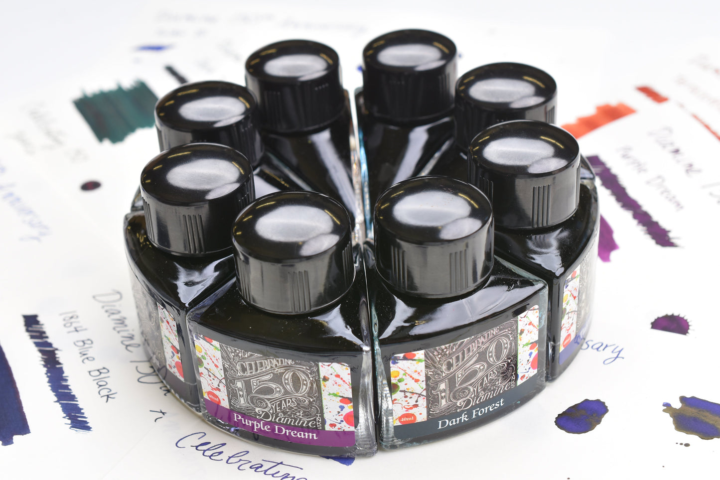 Diamine Fountain Pen Ink - 150th Anniversary Series - 1864 Blue Black