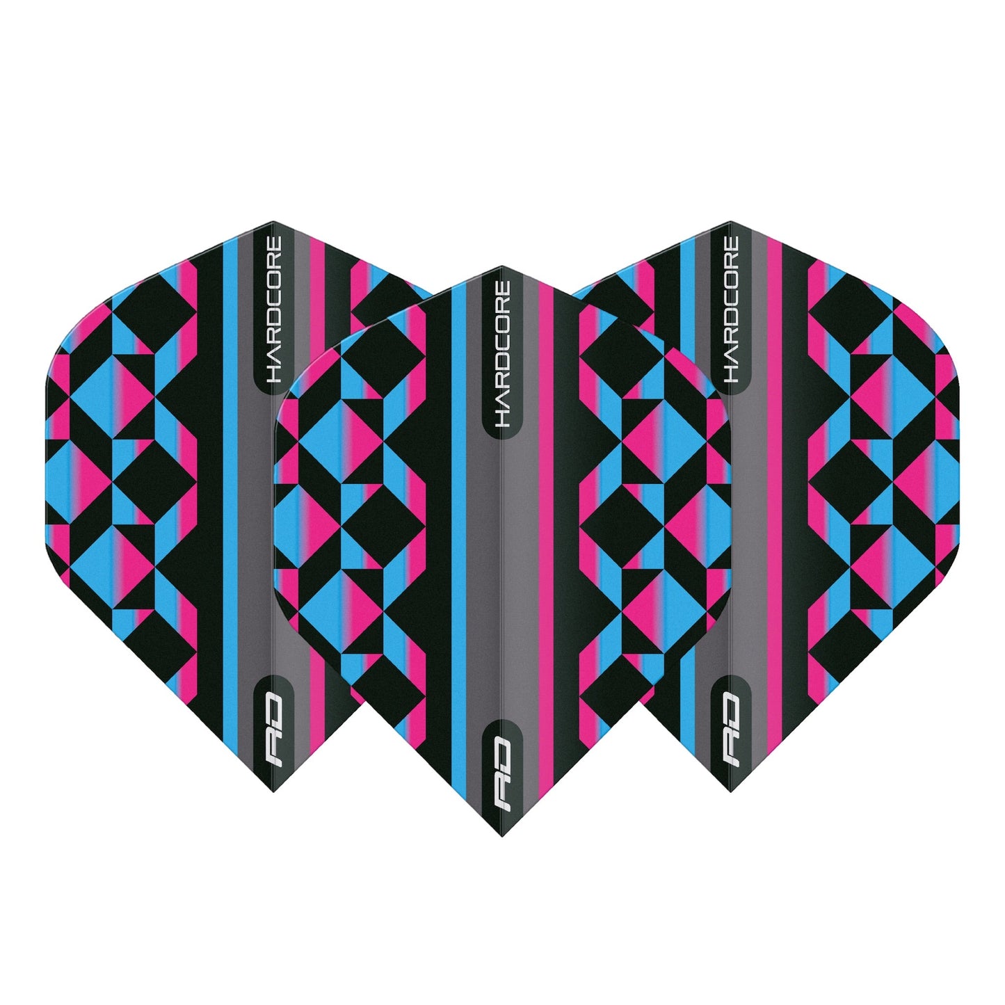 RED DRAGON - Hardcore Geometric Flights - Pink and Blue