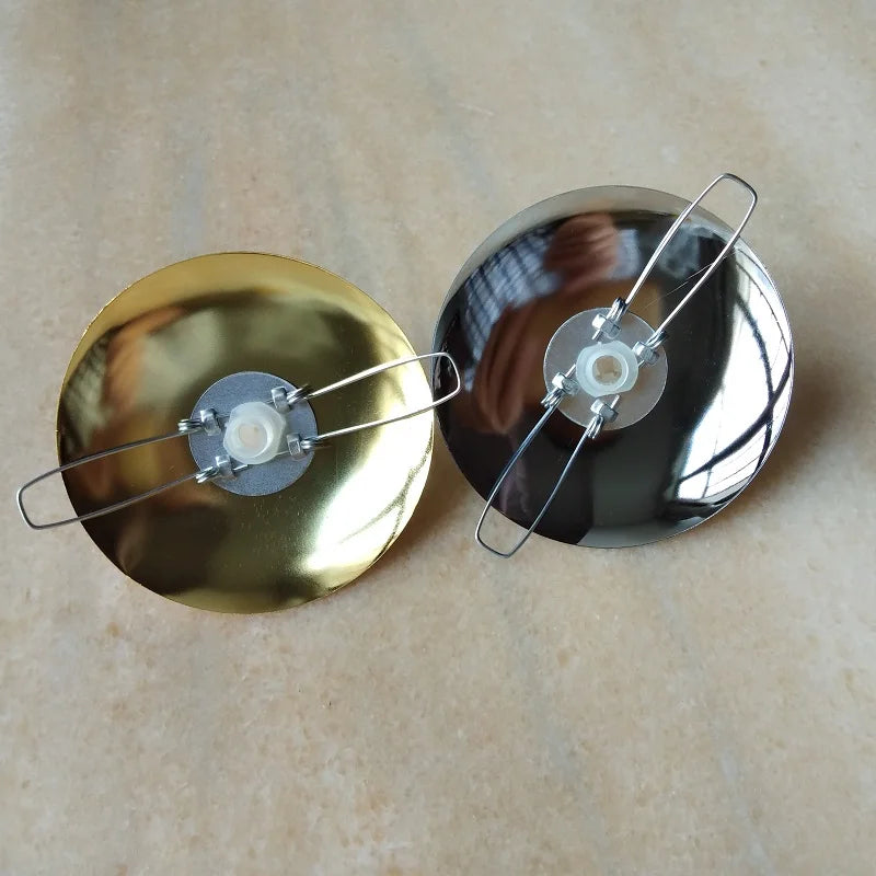 2pcs/lot lamp base tray Metal cap arc cover flying saucer+2 forks/3 forks fixing spring+cable grips lighting accessories