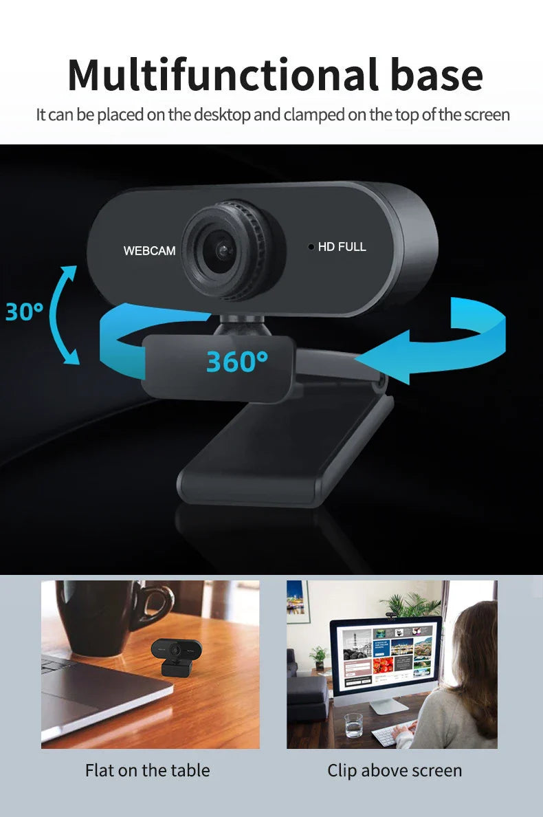 1080P High Quality Webcams Hd Resolutions Security Cameras Built in Microphone