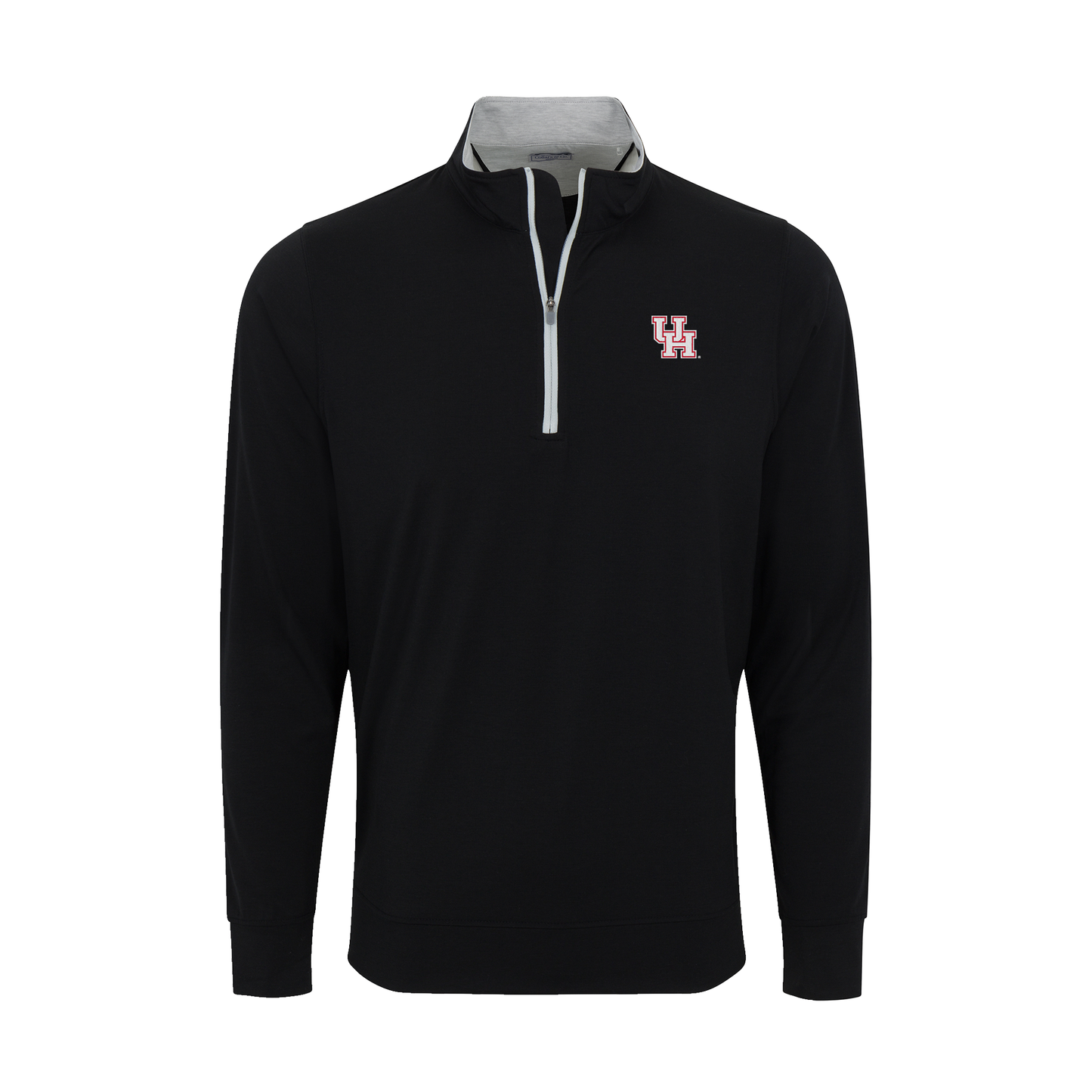 Houston DriRelease® Performance Pullover Black with Light Grey Trim