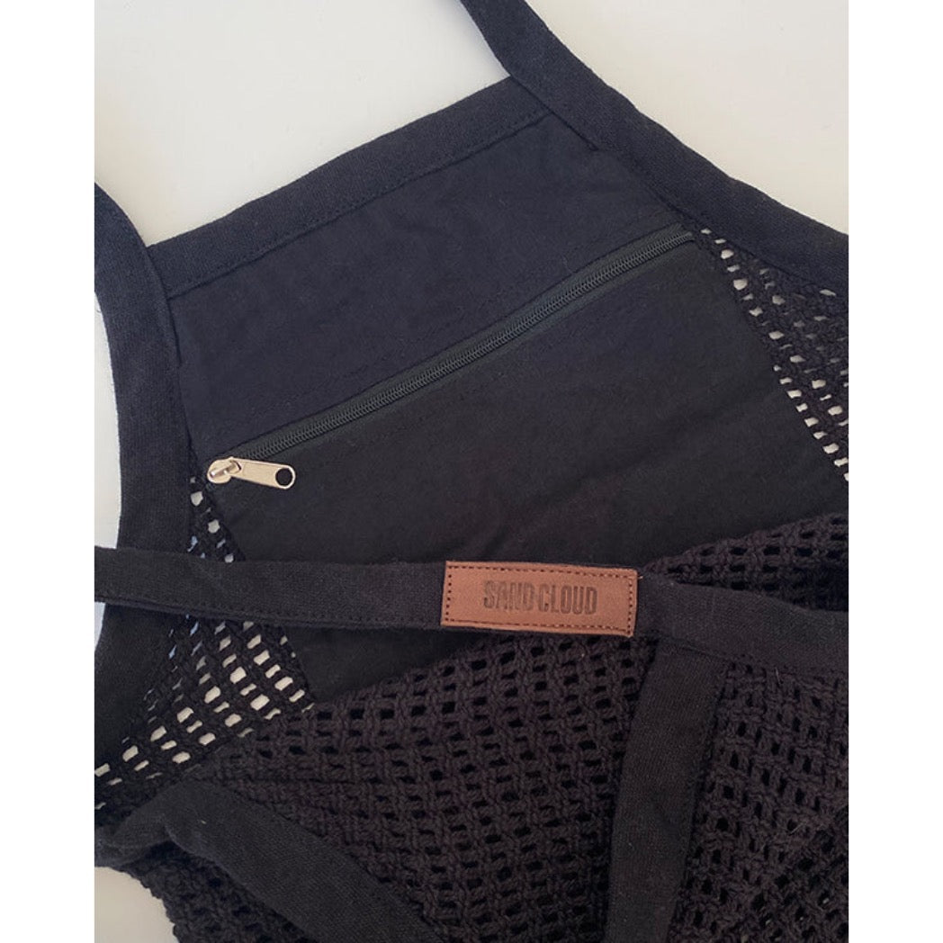 SAND CLOUD - NET MARKET BAGS | BLACK