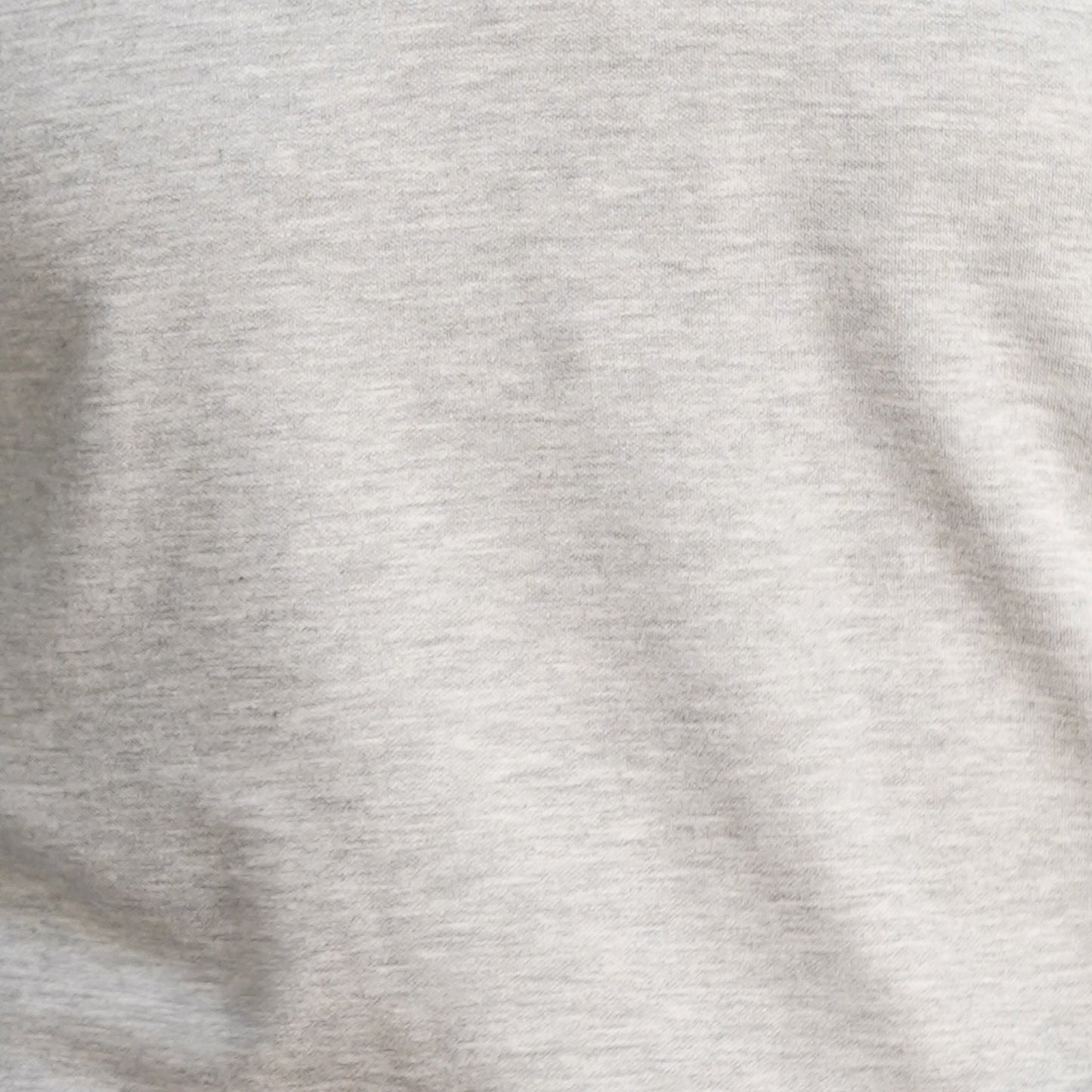 Heather Cloud Cotton Quarter Zip Pullover Light Grey