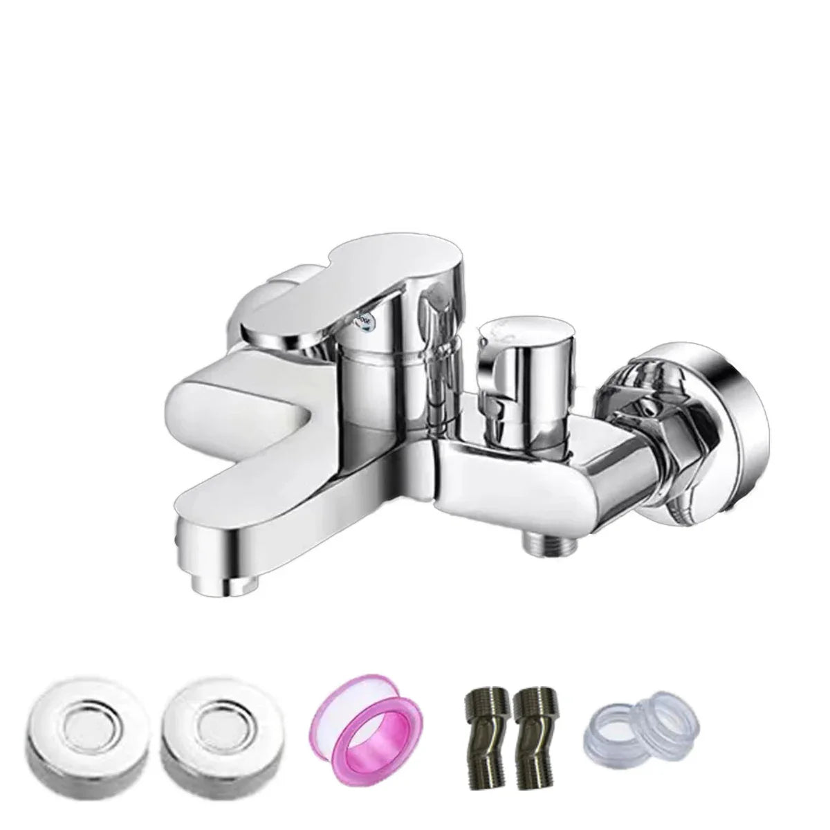 Bathroom Shower Faucet Mixing Valve Shower Set Bathtub Mixing Switch Triple Hot and Cold Faucet