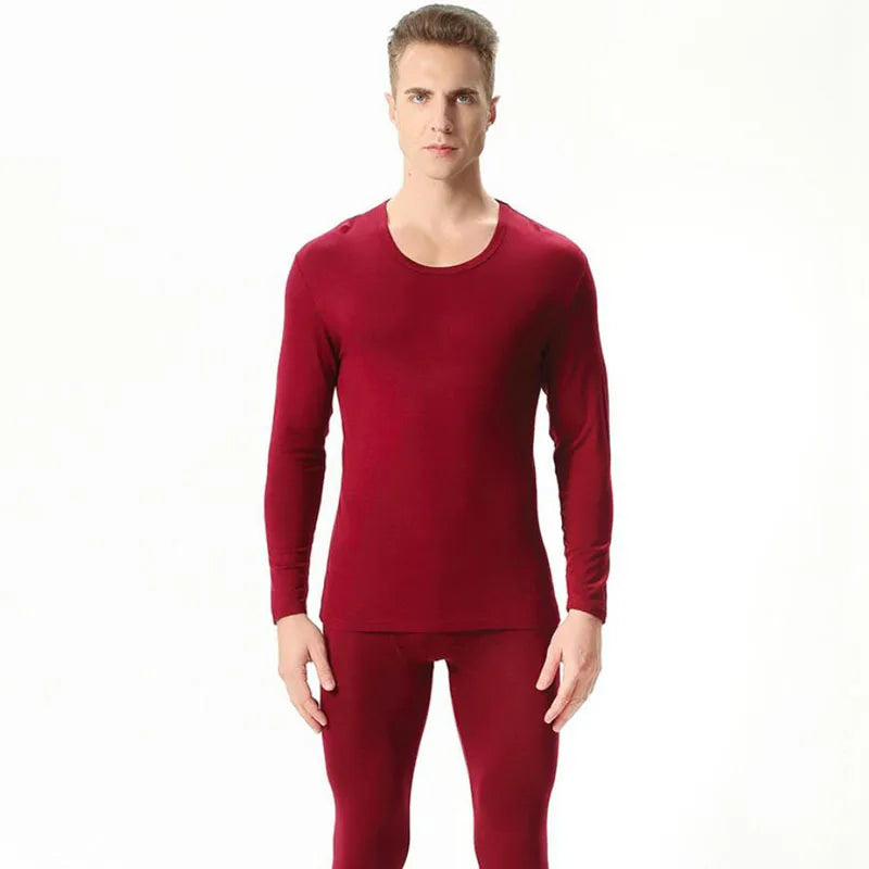 Autumn spring men's plus size Thin thermal underwear sets Large size bottoming shirt modal underwear suit 7xl 8xl 9xl