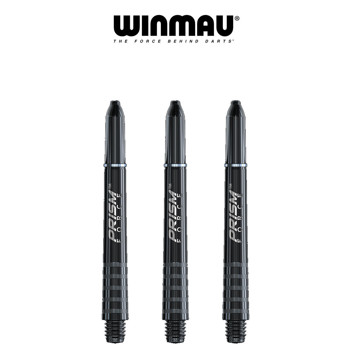 WINMAU Prism Force - Ring Lock Dart Shafts - INT BLACK