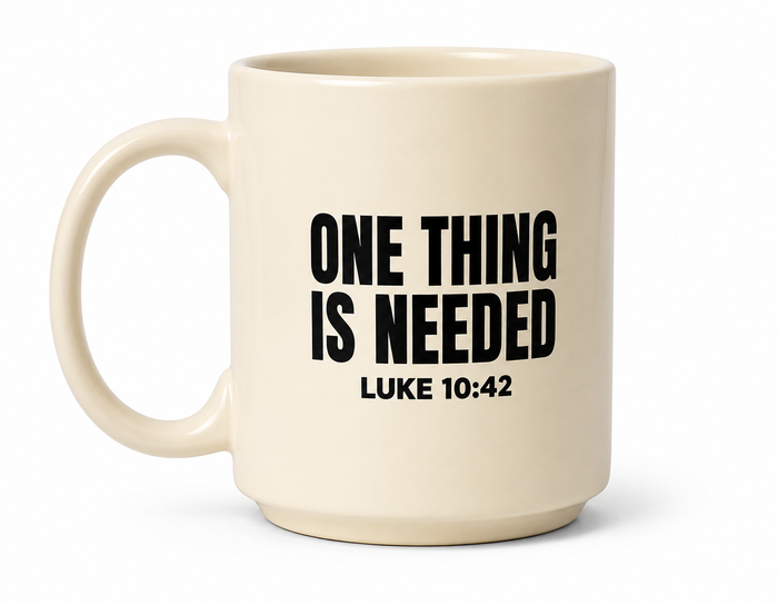 Ascend Cream Luke 10:42 Coffee Mug