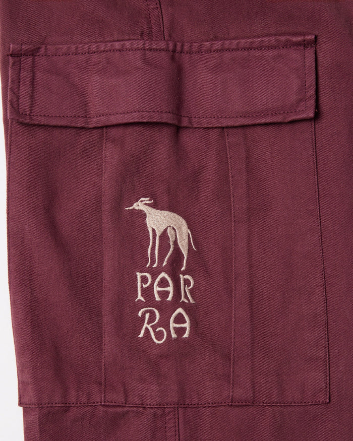 By Parra Pants Again Pants - Dark Burgundy