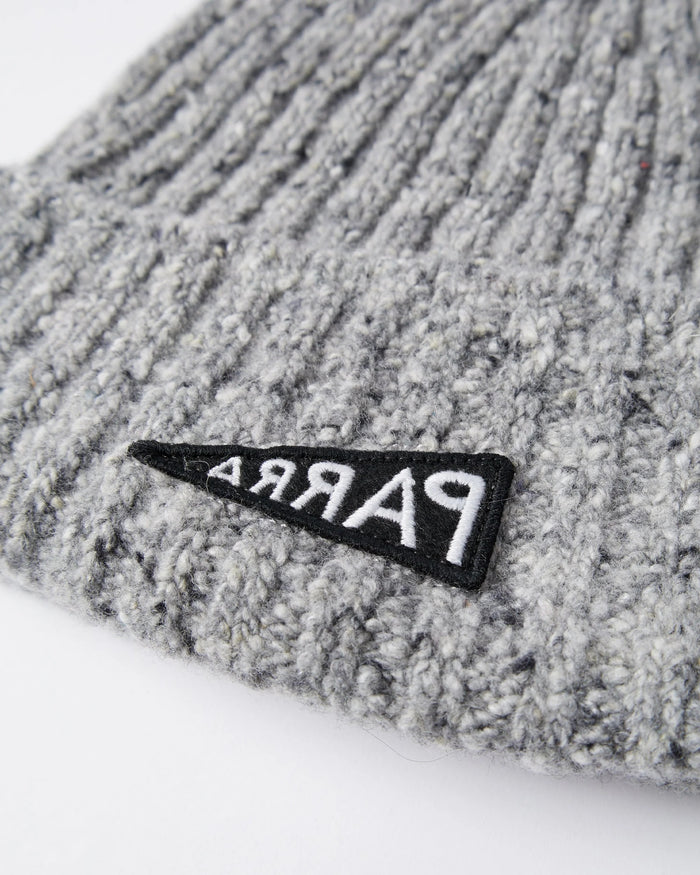 By Parra Reversed Flag Beanie - Grey