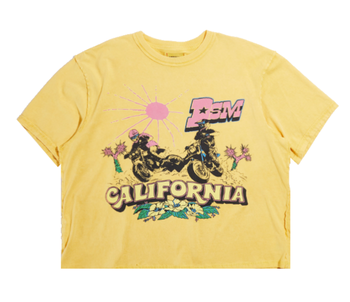 Diet Starts Monday California Racing Tee - Yellow