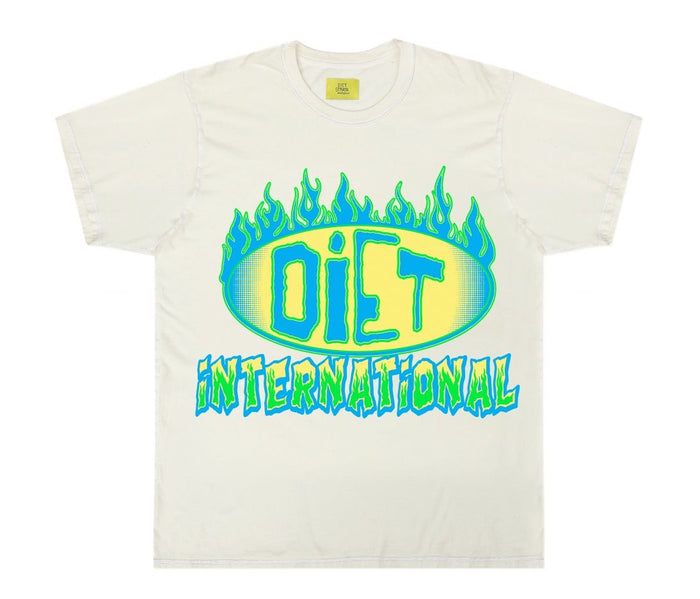 Diet Starts Monday INTL Flame Tee - Antique White