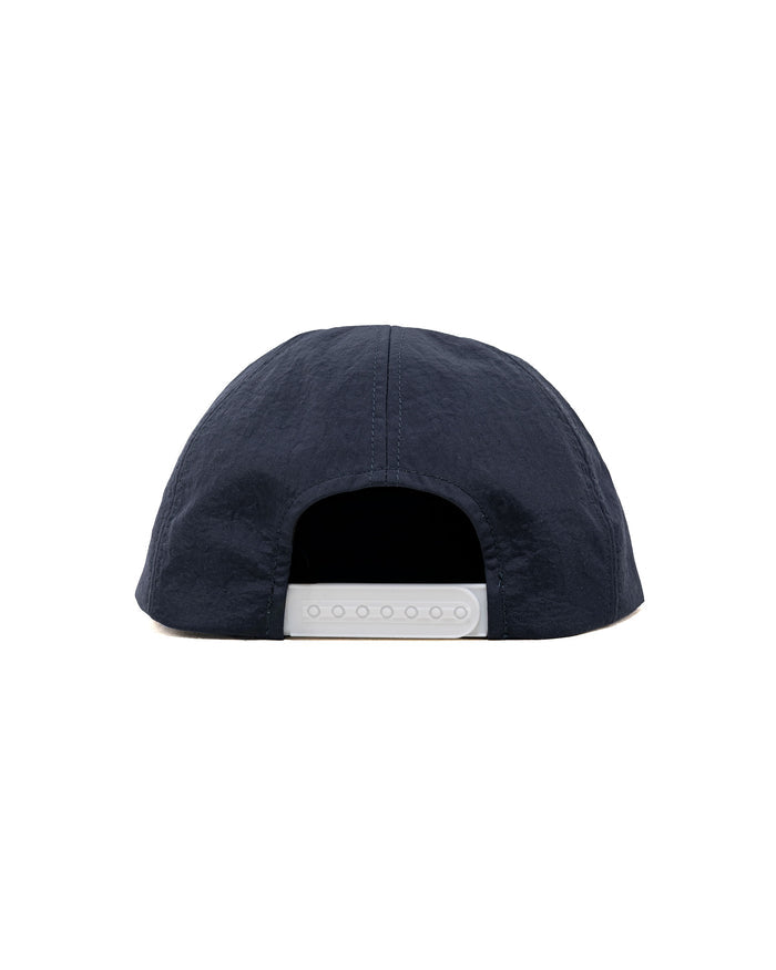 Found Feather 5 Panel Snap Back Nylon Dyed Tusser Navy