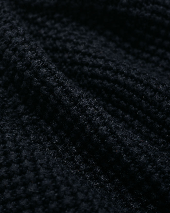 lost & found Found Feather Found Feather Knit Bucket Hat Black