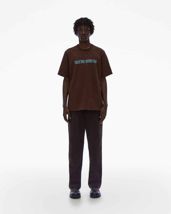 Helmut Lang Societas Tee - Chocolate