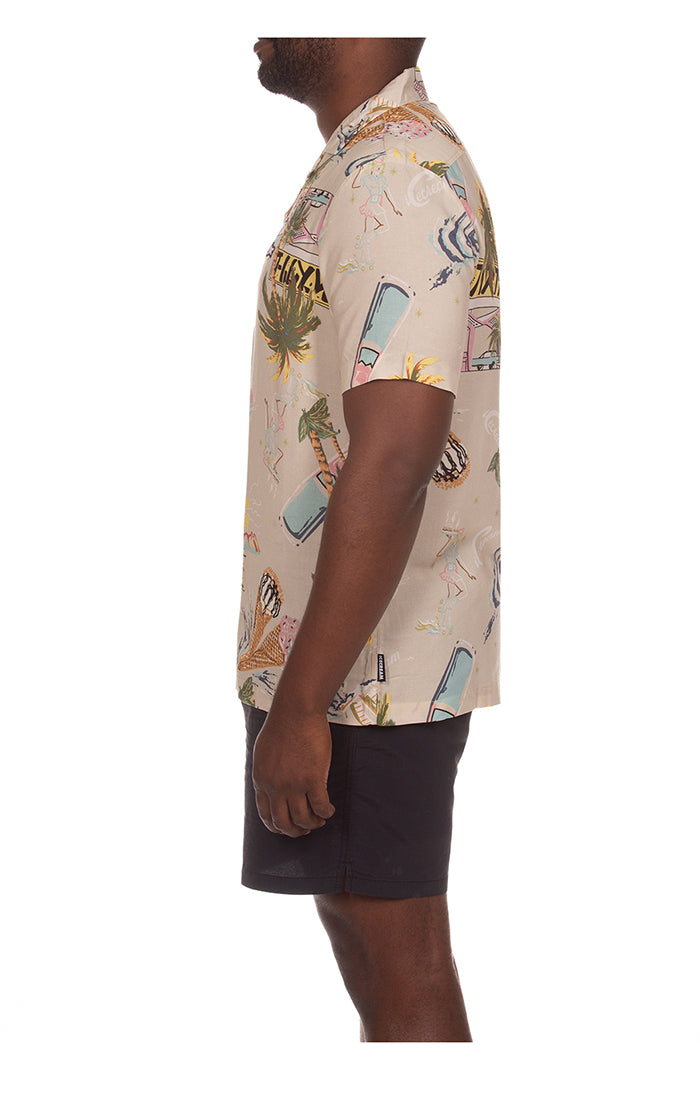 ICECREAM diner ss woven shirt - hawaiian