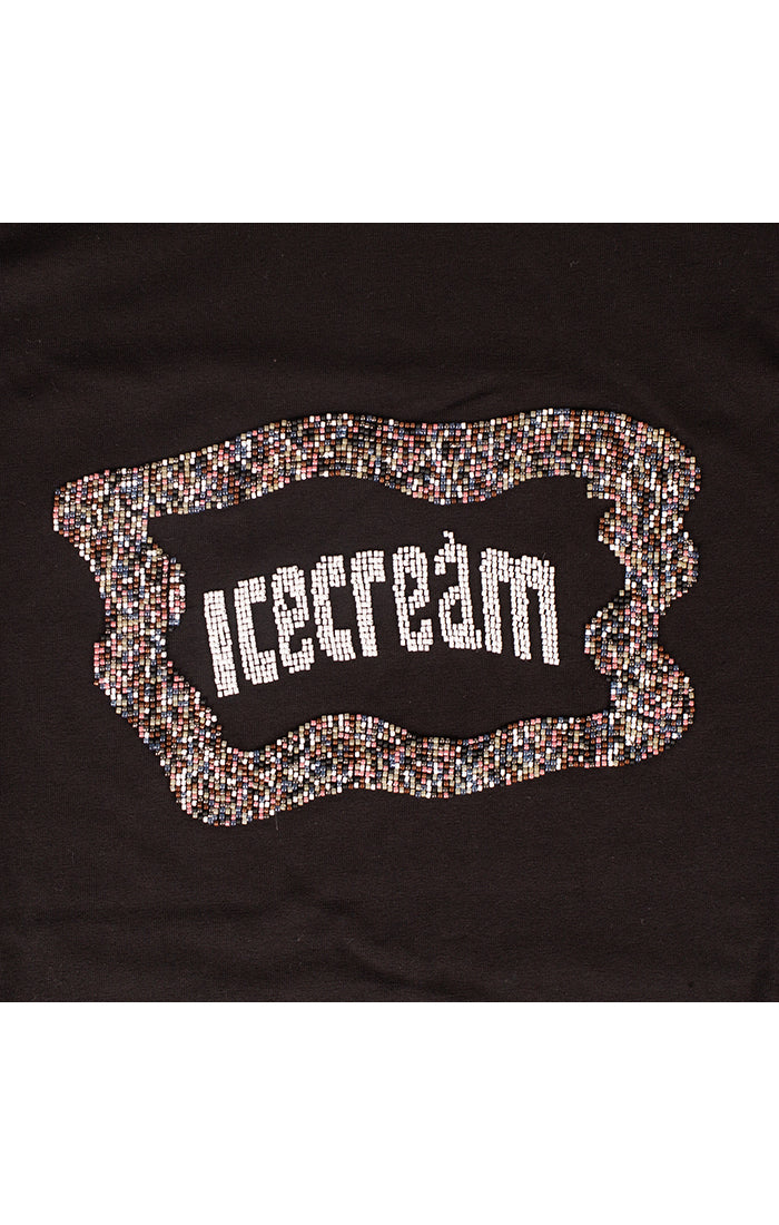 ICECREAM flag ss tee - black