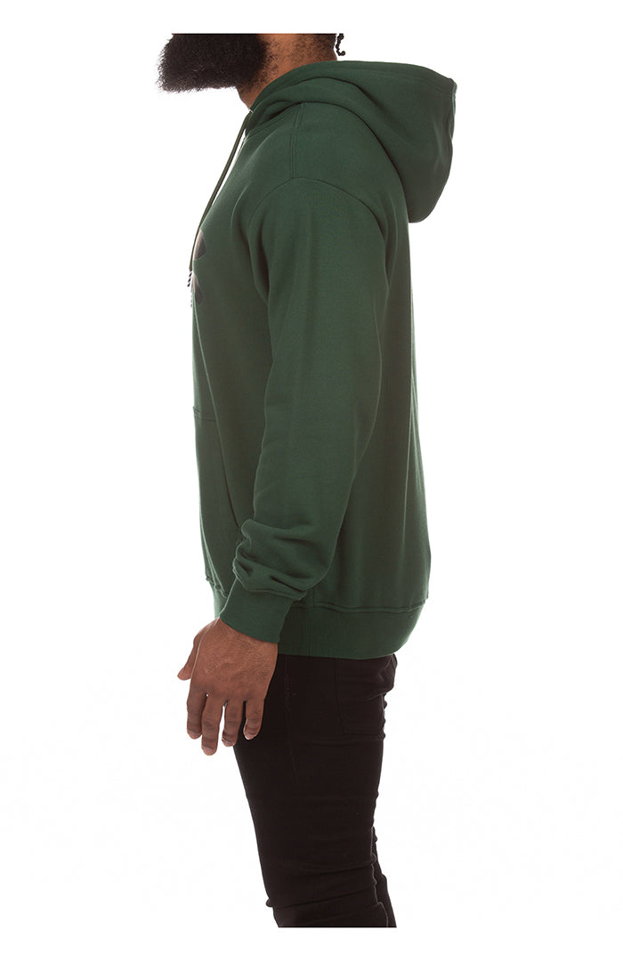 ICECREAM sticker hoodie - dark green