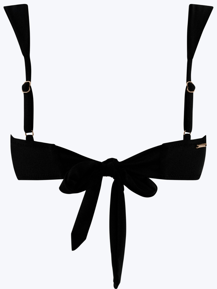 Jocelyn Top / Onyx Satin - Kotomi Swim