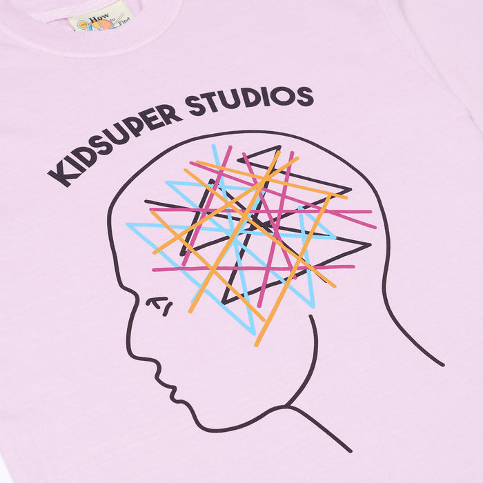 KidSuper Studios Thoughts in my head Tee - Lilac