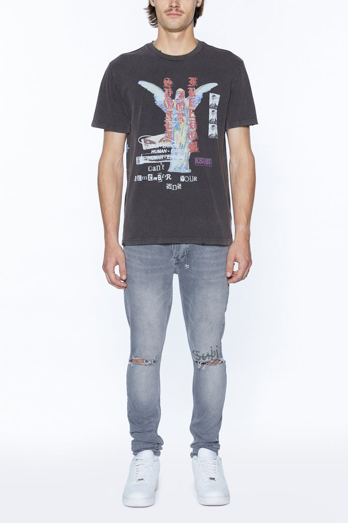 KSUBI sinners kash ss tee - acid black