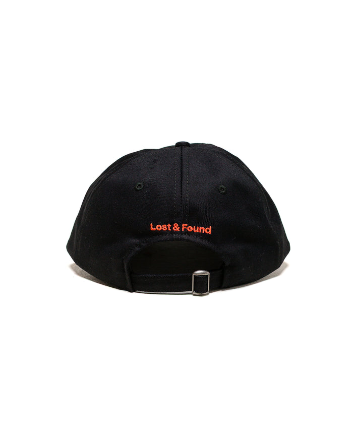 lost & found Lost & Found Lost & Found Chino Twill Arch Cap Black