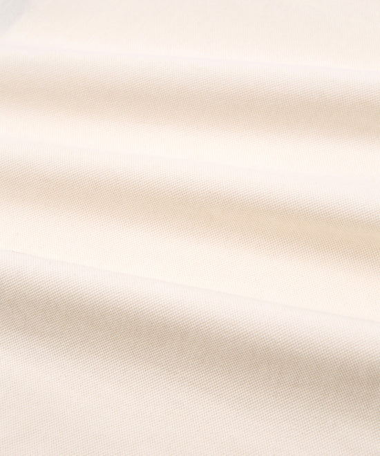 Paper Planes Jacquard Taping Polo - Eggshell