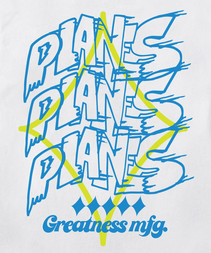 Paper Planes PPL Stacked Tee - White