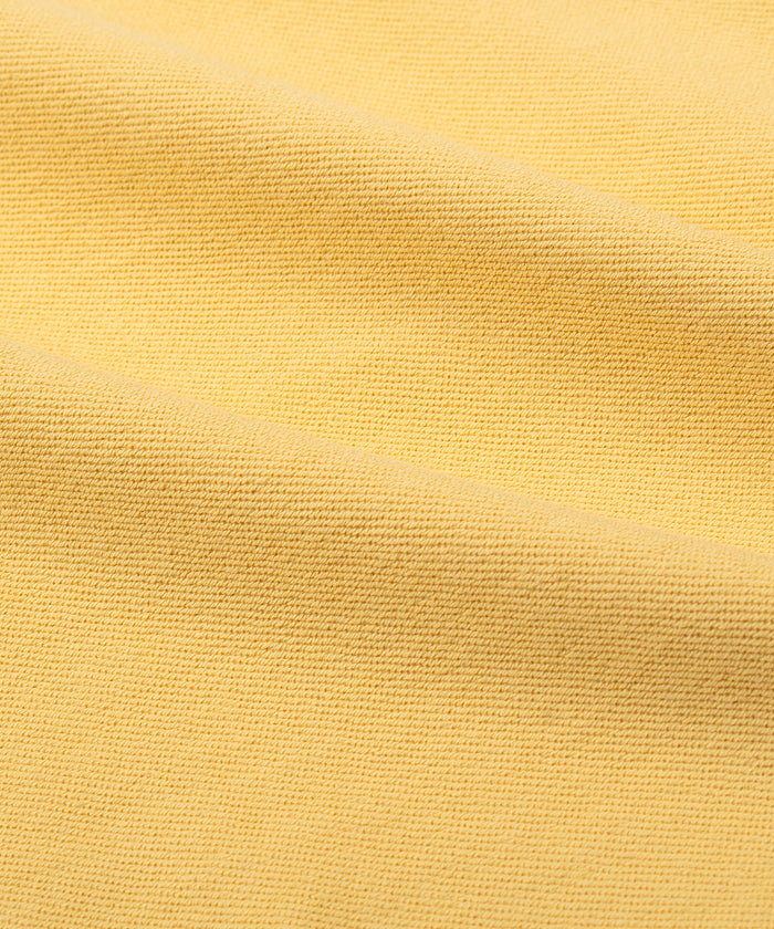 Paper Planes Reverse Terry Half Zip - Yellow