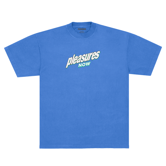 PLEASURES QUENCH T-SHIRT - BLUE MOON
