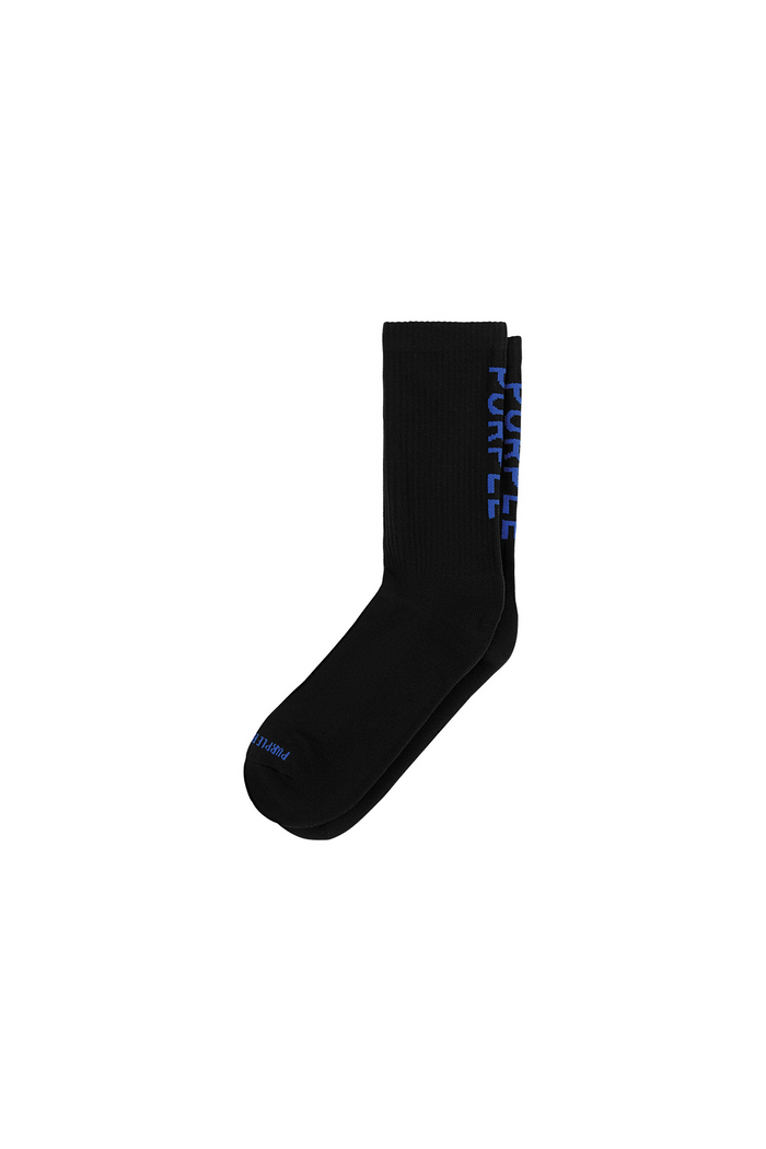 Purple Brand A1001 Black CCBC224 Socks - Black