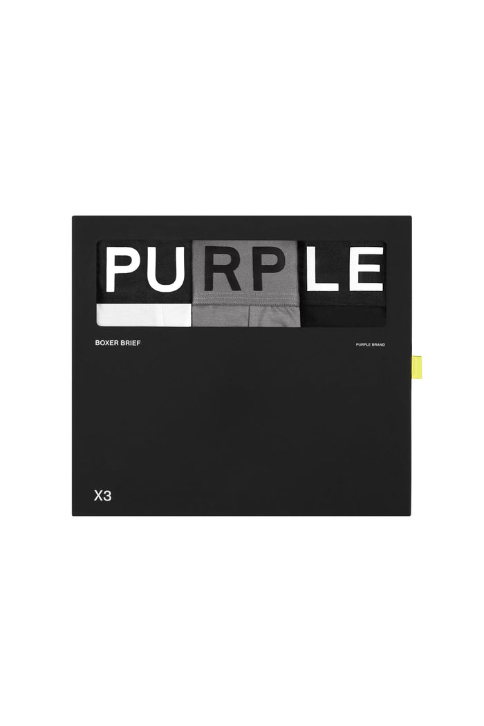 Purple Brand P802 Multi MCMG224 Boxer Brief - Three Pack - Multi