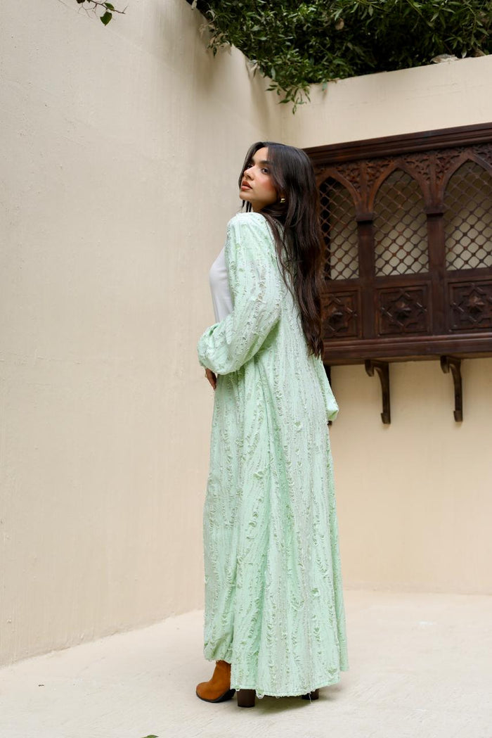 Snipped Summer Cotton Set-Mint