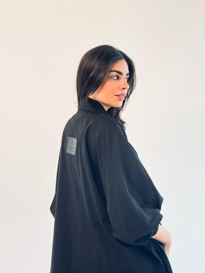 Summer Oversized Kimono -Black