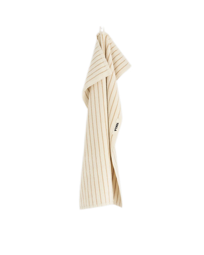 lost & found TEKLA Tekla Terry Bath Towel Sienna Stripes