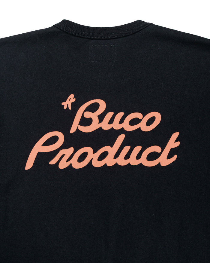 lost & found The Real McCoy's The Real McCoy's BC25105 BUCO L/S Tee / Look At How Buco Did It! Black