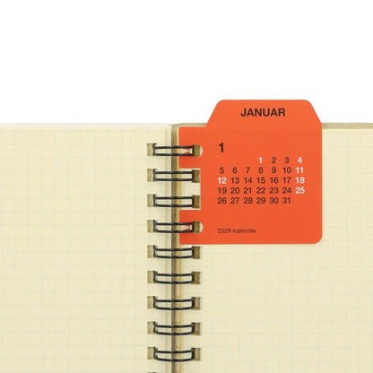 Delfonics Rollbahn Bookmark Calendar Set - 2026