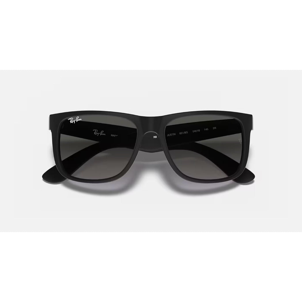 RAYBAN - JUSTIN | Black Rubber w/ Grey Gradient