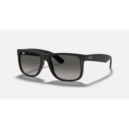 RAYBAN - JUSTIN | Black Rubber w/ Grey Gradient