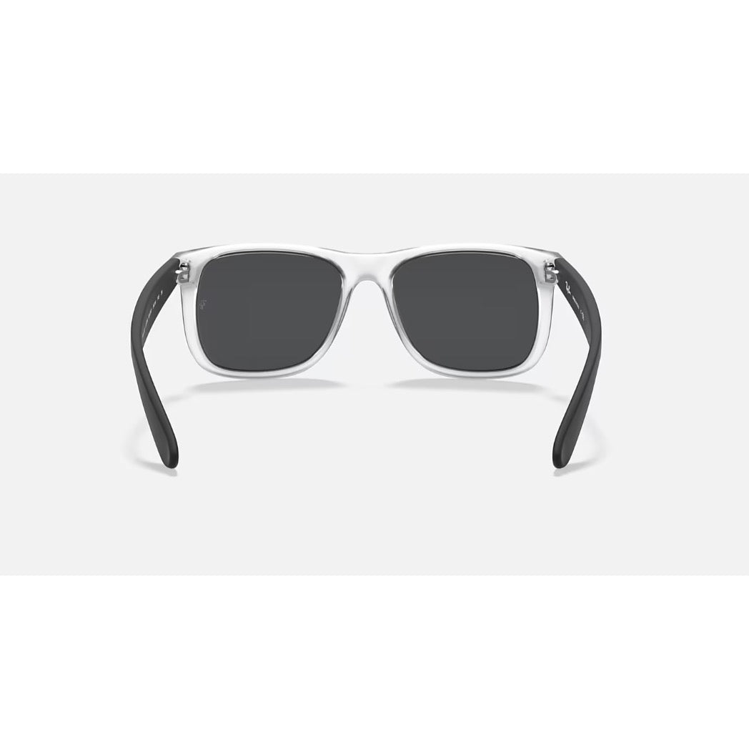RAYBAN - JUSTIN | Rubber Transparent Grey w/ Grey