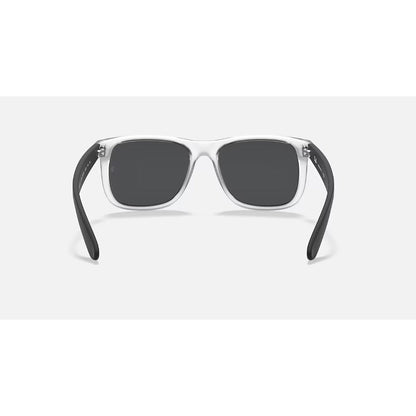 RAYBAN - JUSTIN | Rubber Transparent Grey w/ Grey