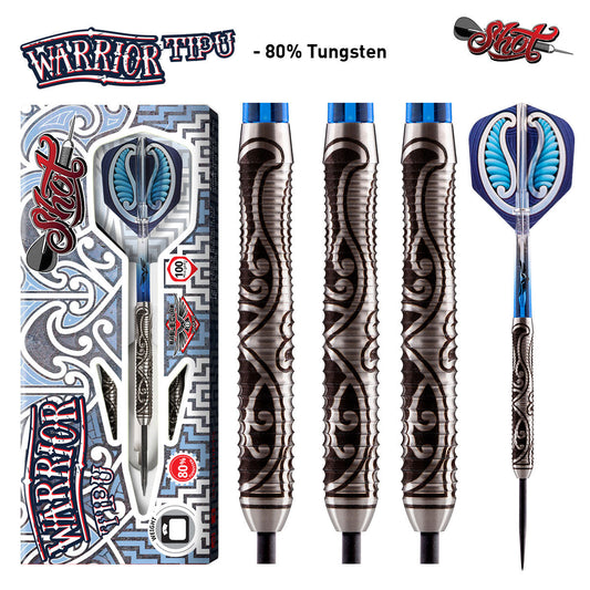 SHOT Warrior Tipu Darts - 80% Tungsten - 21g
