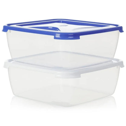 10 litre Square Plastic Cake Box with Lid Wham Storage
