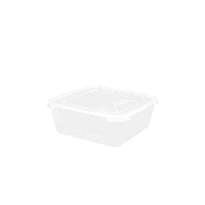 10 litre Square Plastic Cake Box with Lid Wham Storage