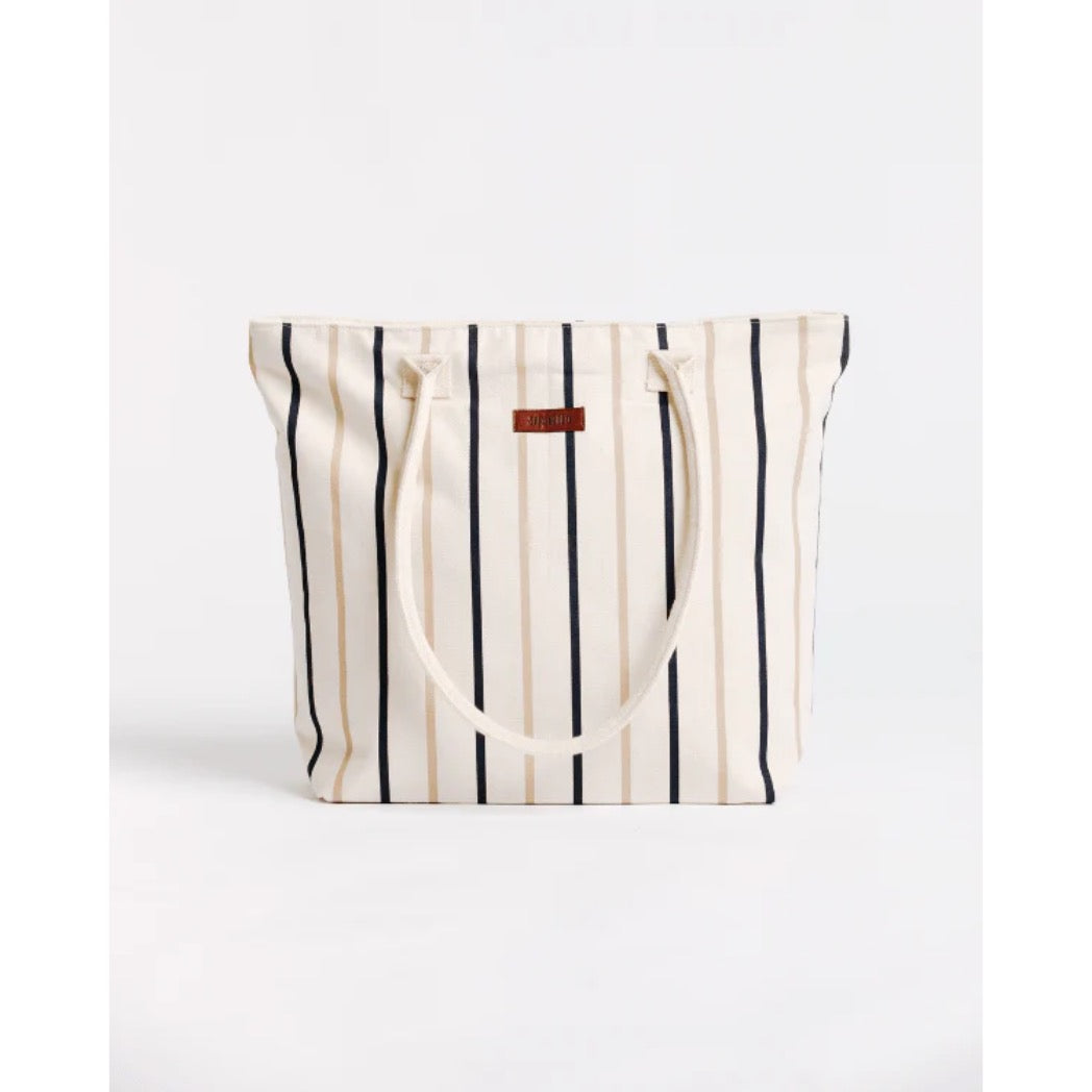 SAND CLOUD -  BEACH TOTE | VERT STRIPE